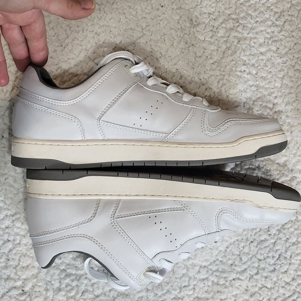 Coach C201 Leather Sneaker White low top Trainers men's size 7.5D - Picture 2 of 8
